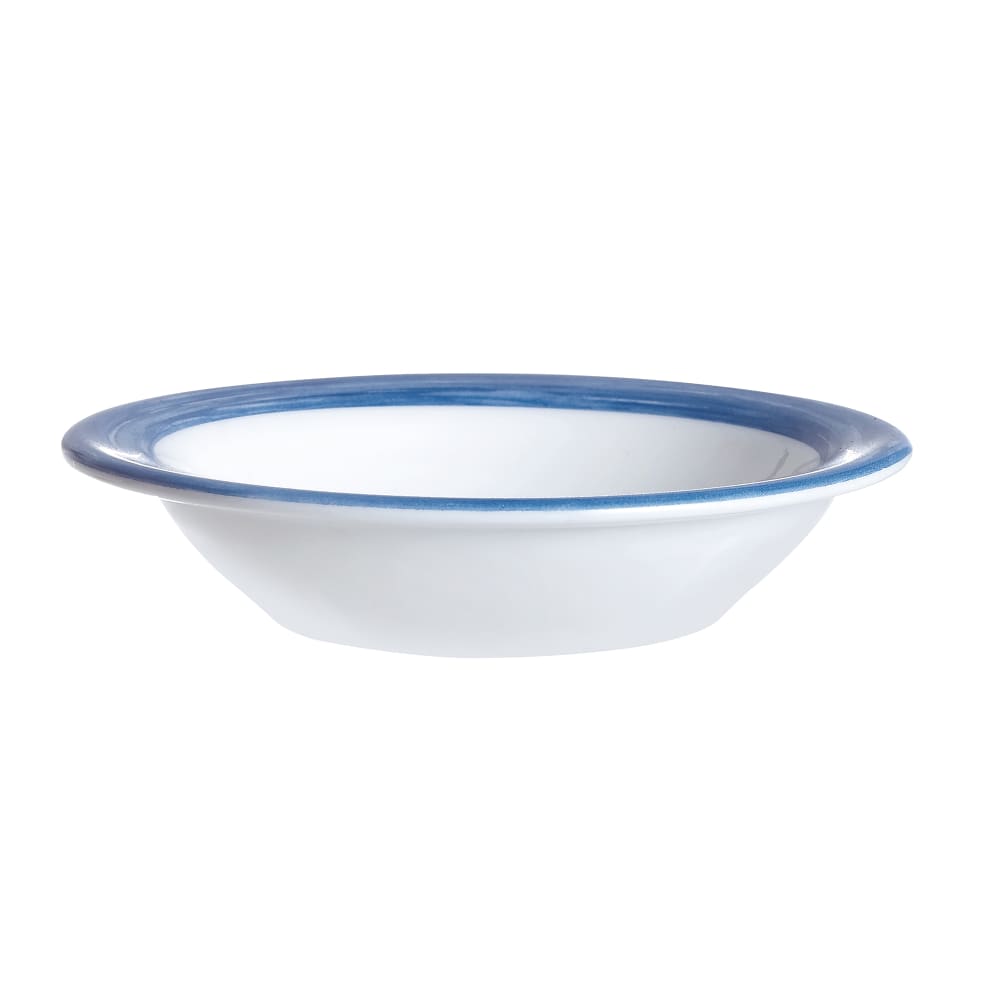 Arcoroc H3611 3 1/2 oz Round Brush Fruit Bowl - Opal® Glass, Blue Jean