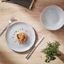 Arcoroc N9362 7 1/4" Round Evolutions Dessert Plate - Glass, White thumbnail 2