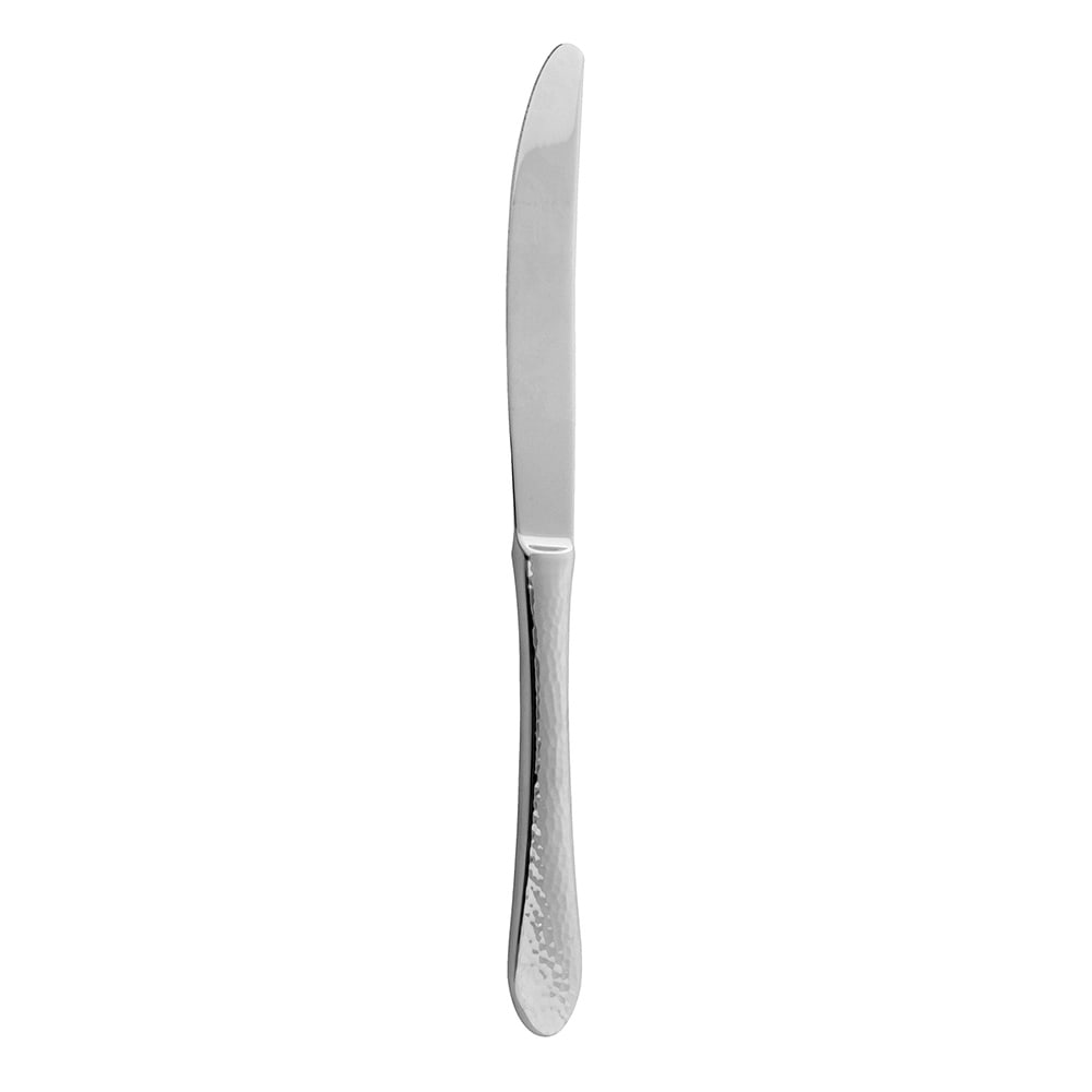Arcoroc T8008 8 7/8" Dessert Knife with 18/10 Stainless Grade, Stone Pattern
