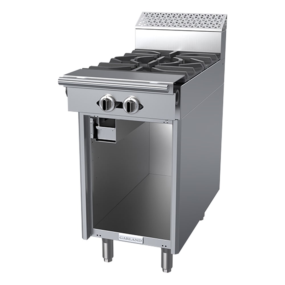 Garland C18-7S 18" 2 Burner Gas Range w/ Storage Base, Natural Gas