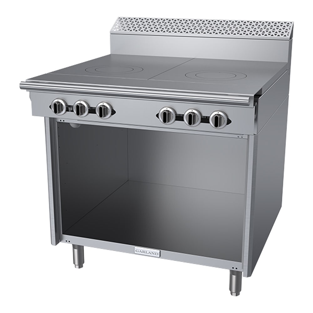 Garland C36-10S 36" Gas Range w/ (2) Hot Tops & Storage Base, Natural Gas