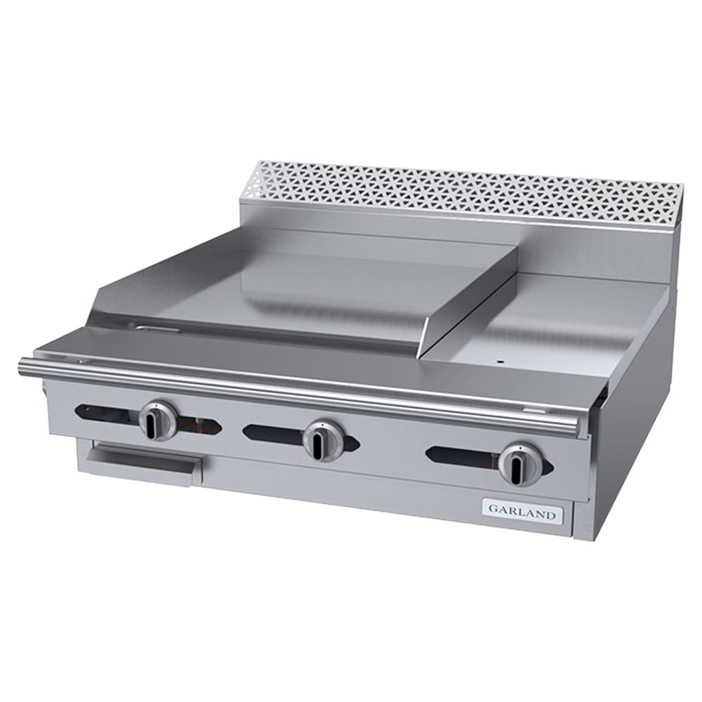 Garland C36-3-1M 36" Gas Range Top w/ Hot Top/Griddle - Modular, Natural Gas