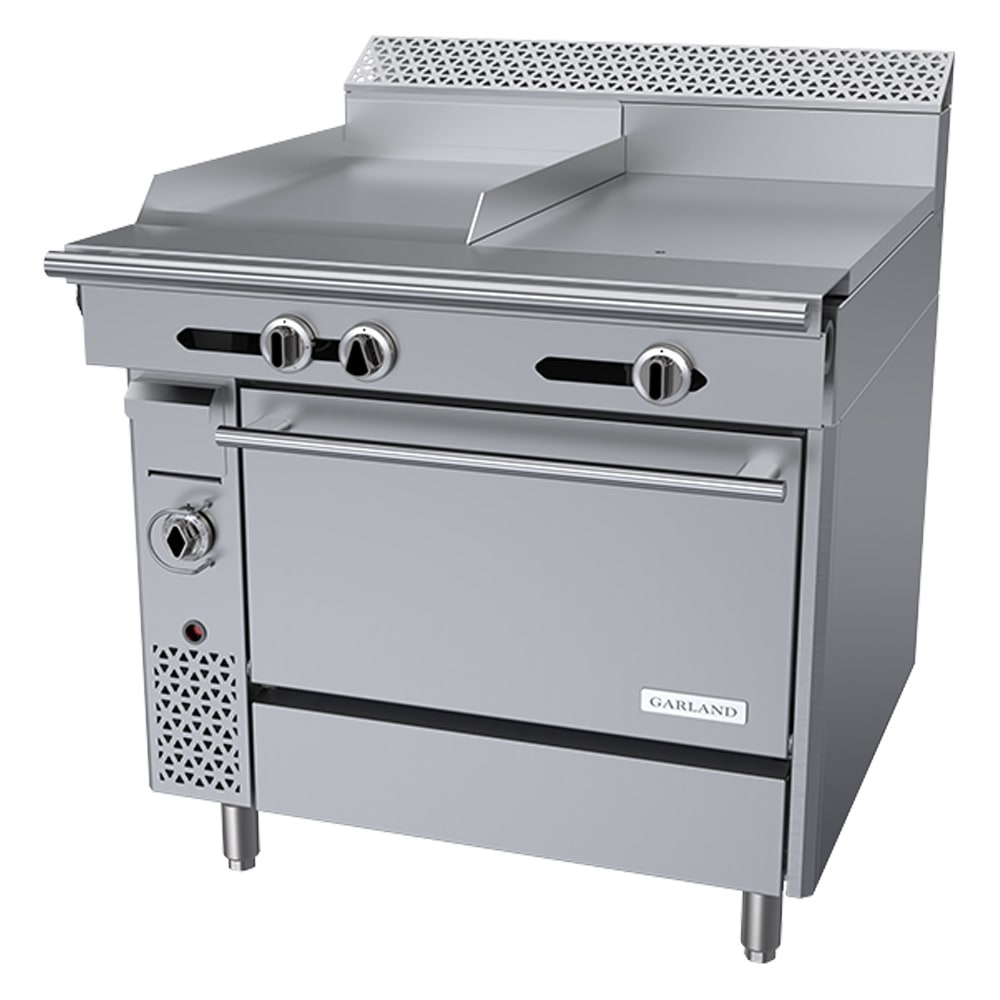 Garland C36-5C 36" Gas Range w/ Hot Top/Griddle & Convection Oven, Natural Gas