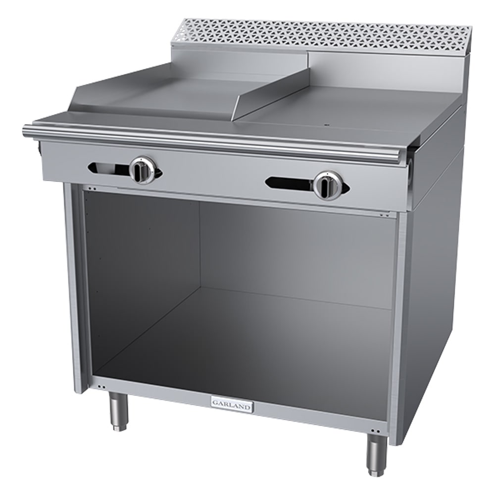 Garland C36-5S 36" Gas Range w/ Hot Top/Griddle & Storage Base, Natural Gas
