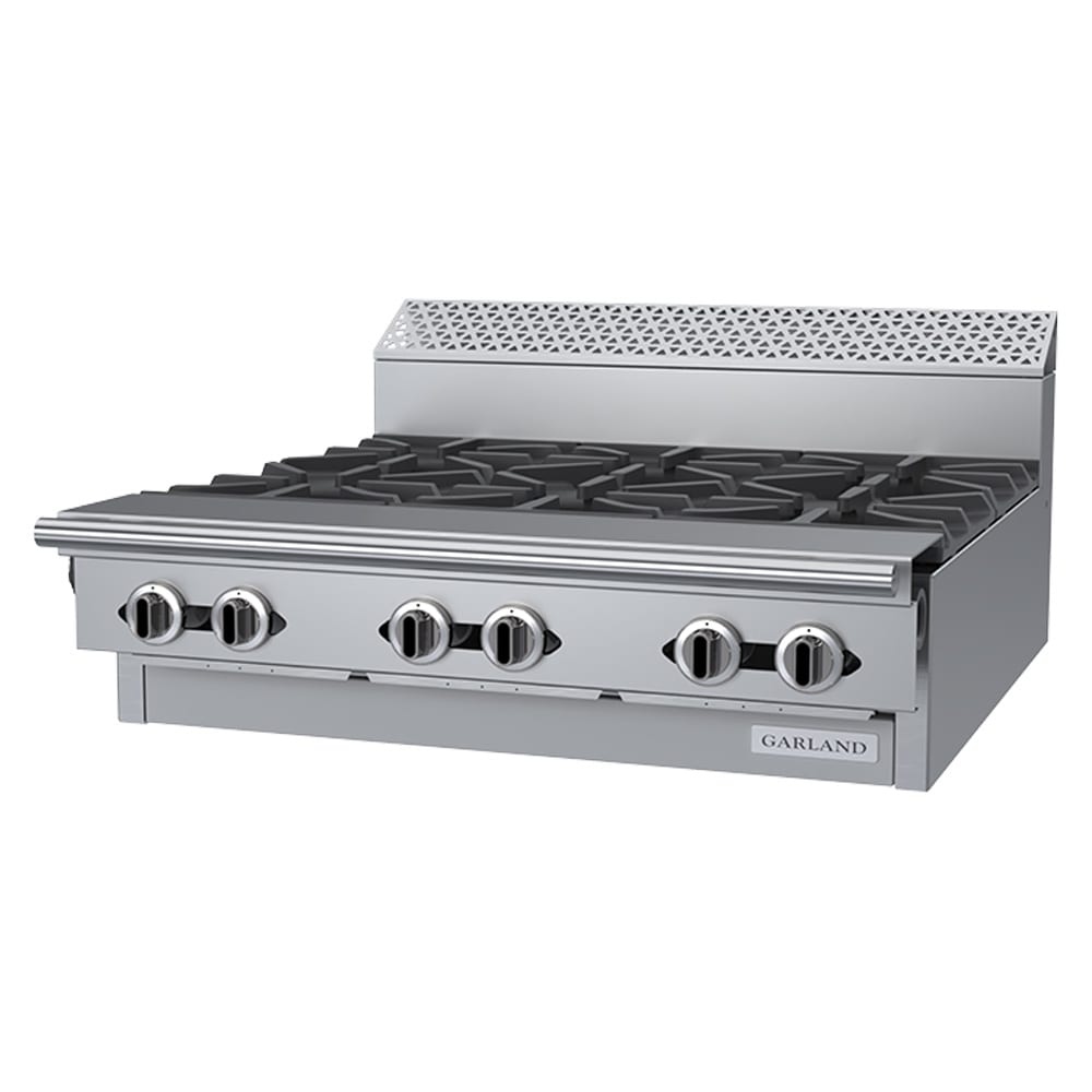 Garland C36-6M 36" 6 Burner Gas Range Top - Modular, Liquid Propane