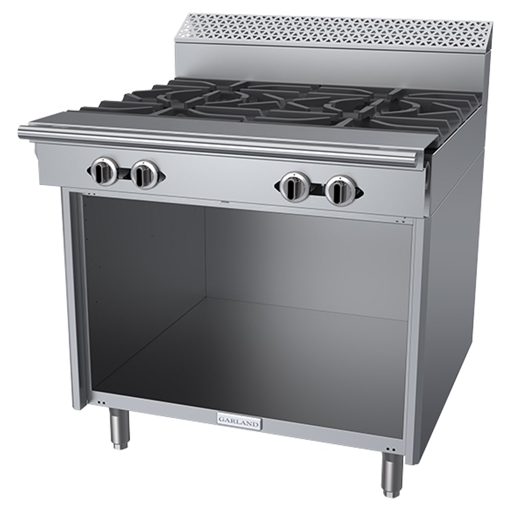 Garland C36-7S 36" 4 Burner Gas Range w/ Storage Base, Liquid Propane