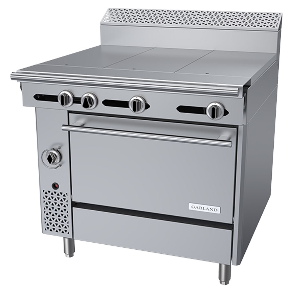 Garland C36-8R 36" Gas Range w/ (3) Hot Tops & Standard Oven, Liquid Propane