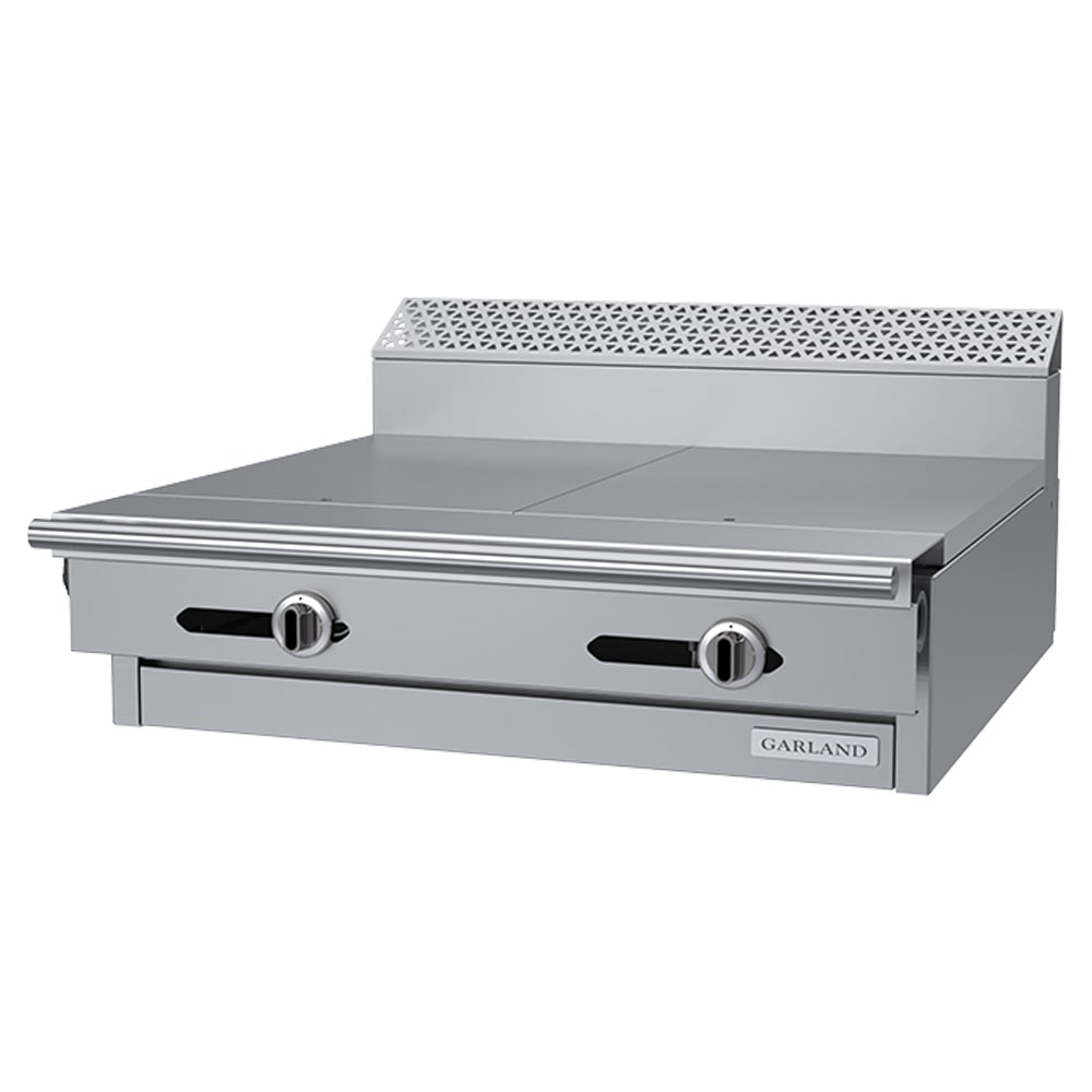 Garland C36-9M 36" Gas Range Top w/ (2) Hot Tops - Modular, Liquid Propane