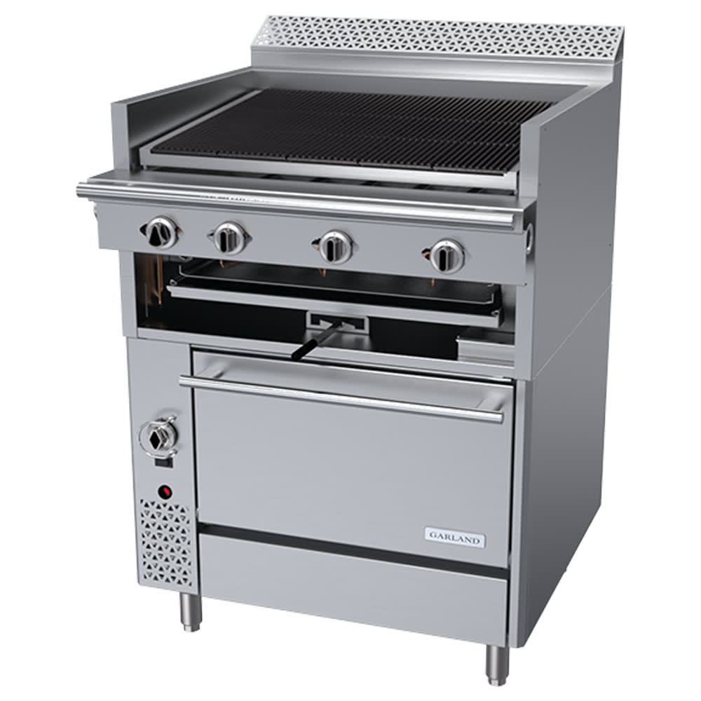Garland C36-ABR 36" Gas Range w/ Charbroiler & Standard Oven, Natural Gas