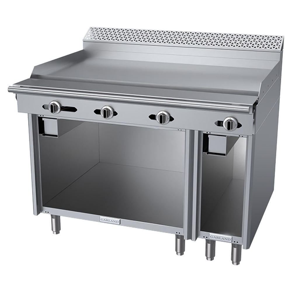 Garland C48-1S 48" Gas Range w/ Griddle & Storage Base, Liquid Propane