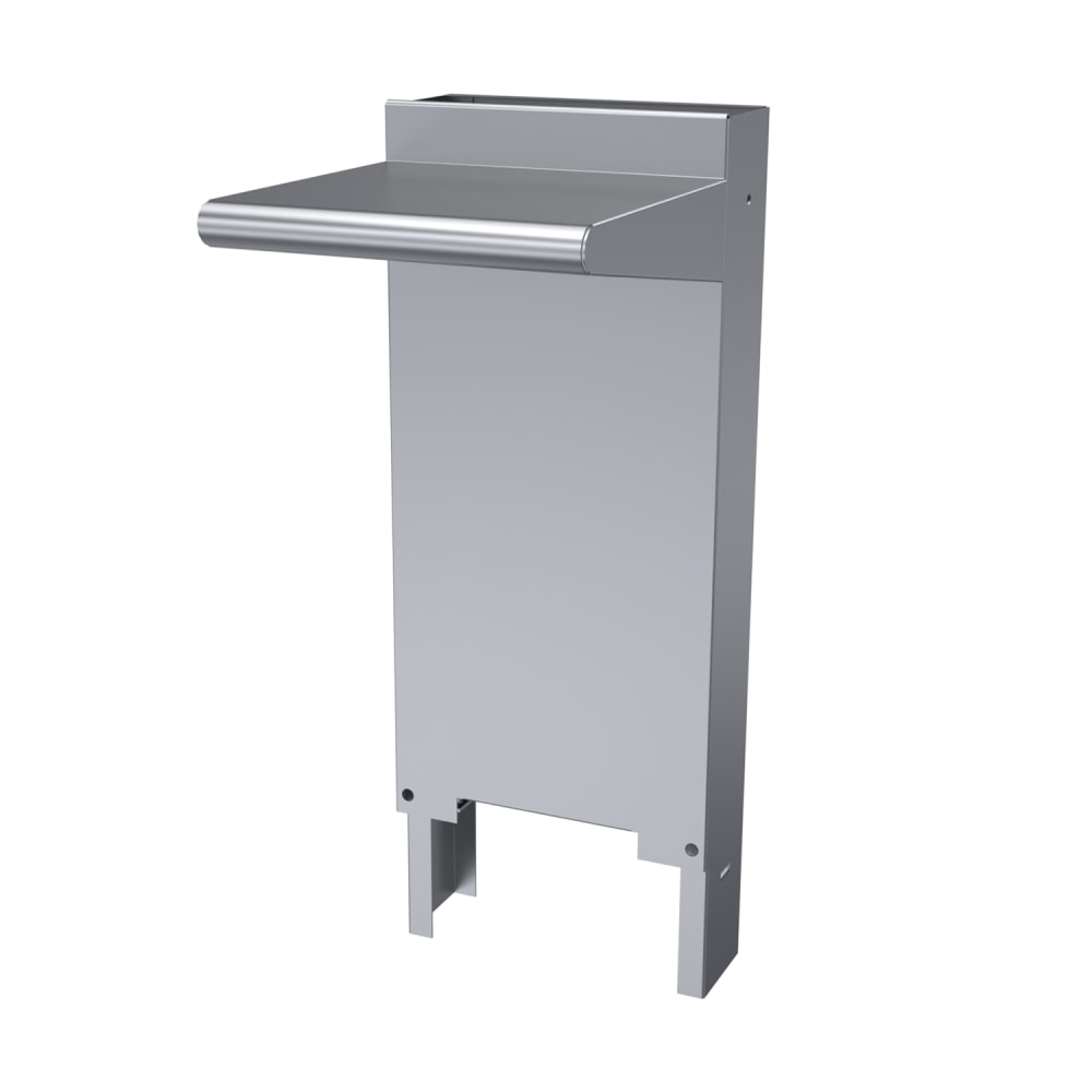 Garland CCHS-12 Cuisine Backguard/Flue Riser w/ Single High Shelves, 35 x 12"W