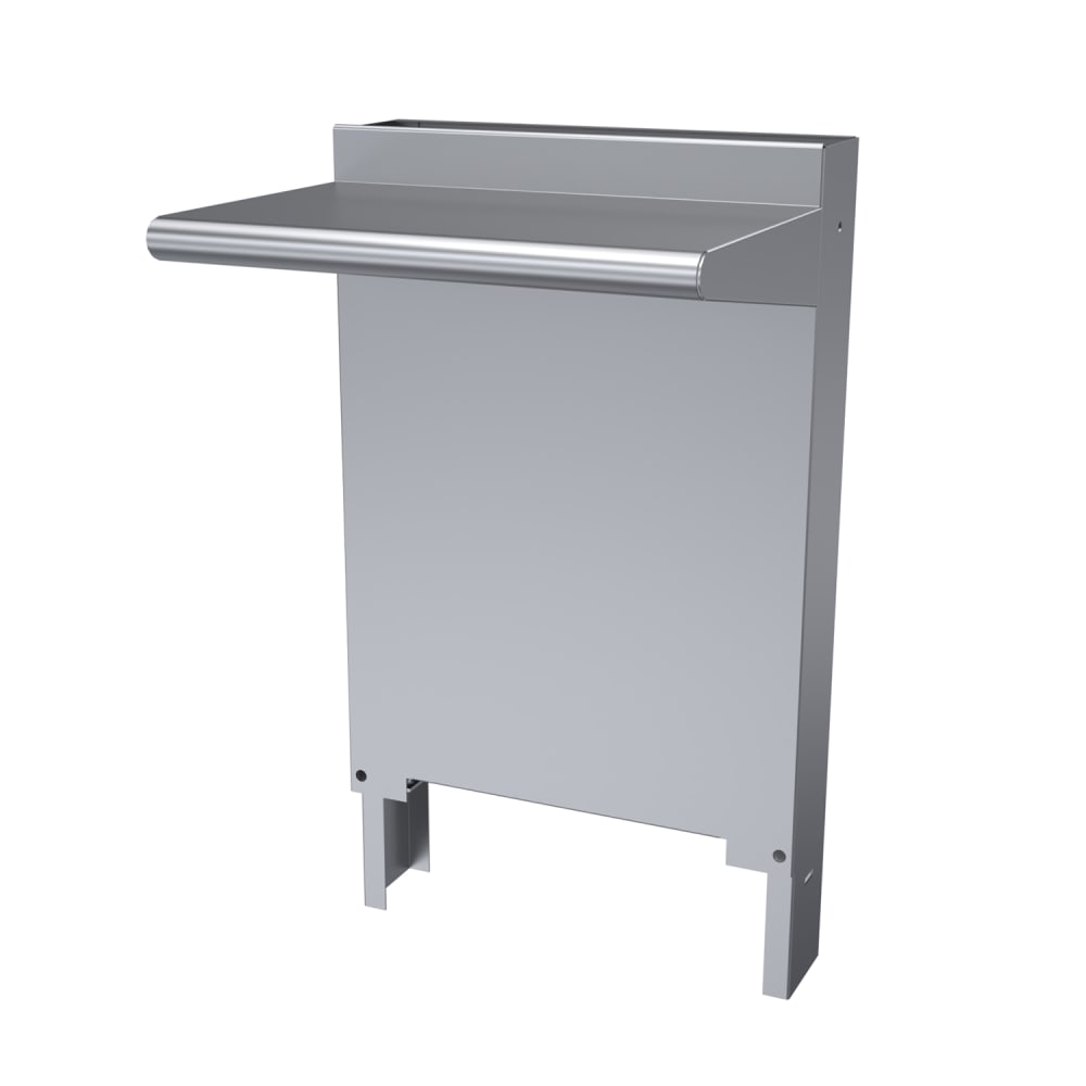 Garland CCHS-18 Cuisine Backguard/Flue Riser w/ Single High Shelves, 35 x 18"W