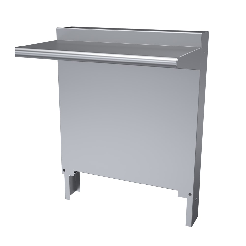 Garland CCHS-24 Cuisine Backguard/Flue Riser w/ Single High Shelves, 35 x 24"W