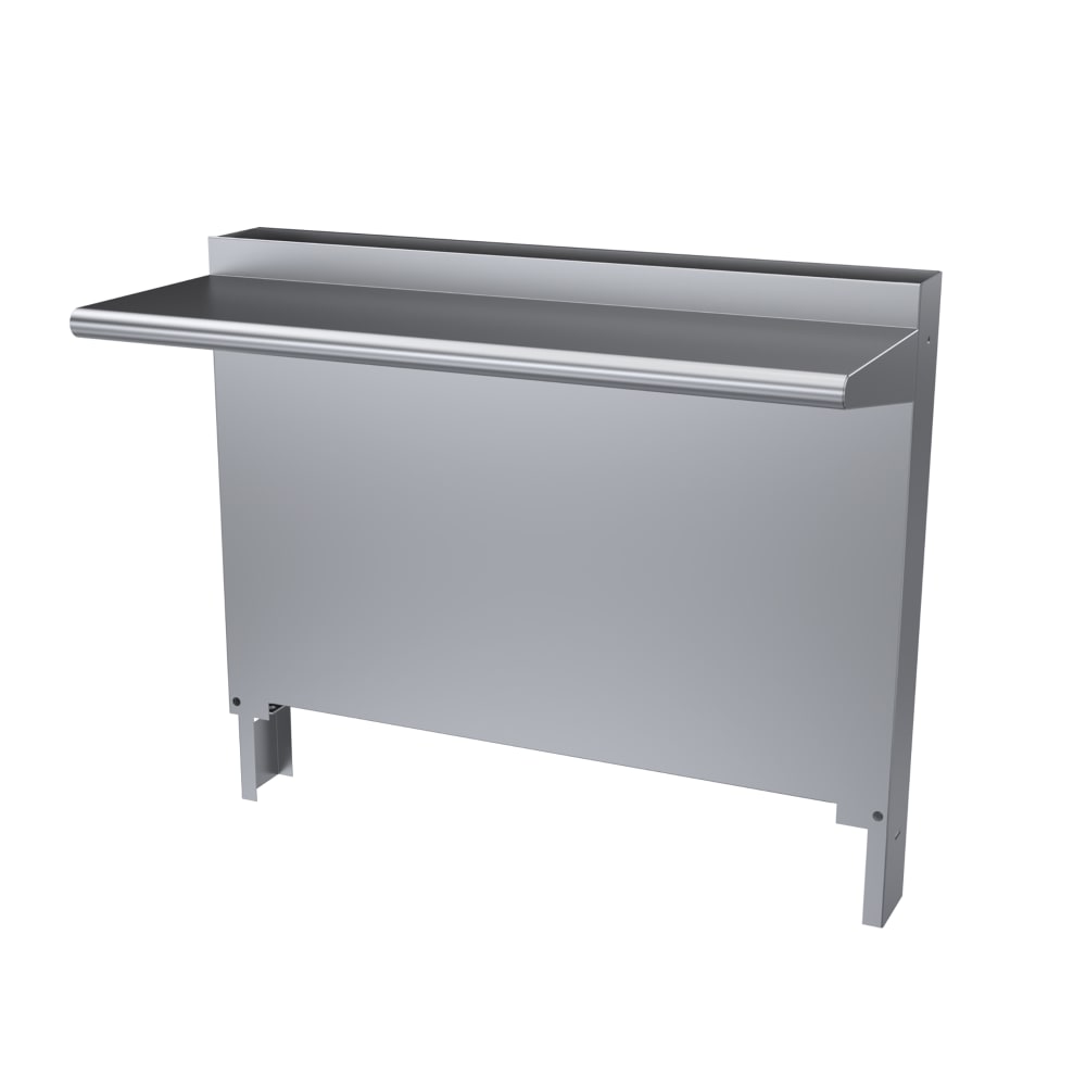 Garland CCHS-36 Cuisine Backguard/Flue Riser w/ Single High Shelves, 35 x 36"W