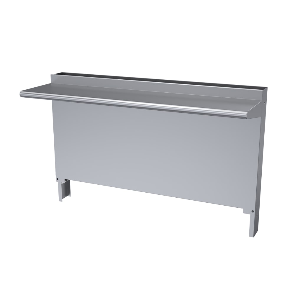 Garland CCHS-48 Cuisine Backguard/Flue Riser w/ Single High Shelves, 35 x 48"W