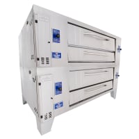 Garland G56PT/B Floor Model Double Pizza Deck Oven - Natural Gas thumbnail 2