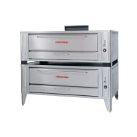 Garland G56PT/B Floor Model Double Pizza Deck Oven - Natural Gas thumbnail 3
