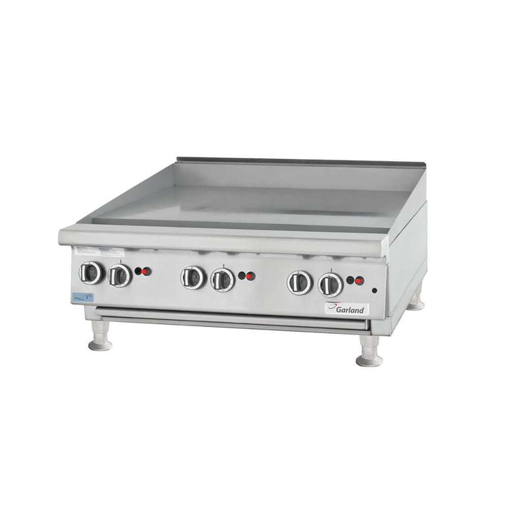 Garland GTGG60-GT60M 59" Gas Griddle w/ Thermostatic Controls - 1" Steel Plate, Natural Gas