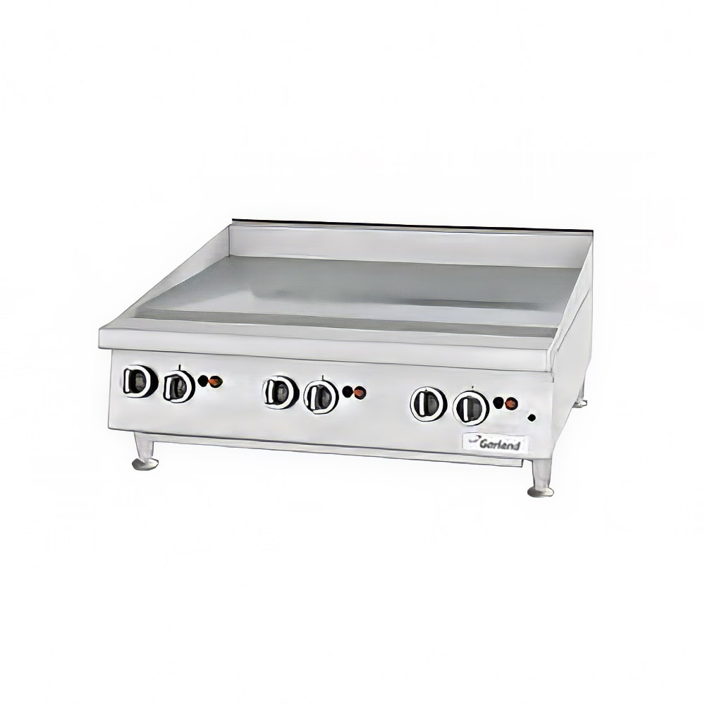 Garland GTGG72-GT72M 72" Gas Griddle w/ Thermostatic Controls - 1" Steel Plate, Natural Gas