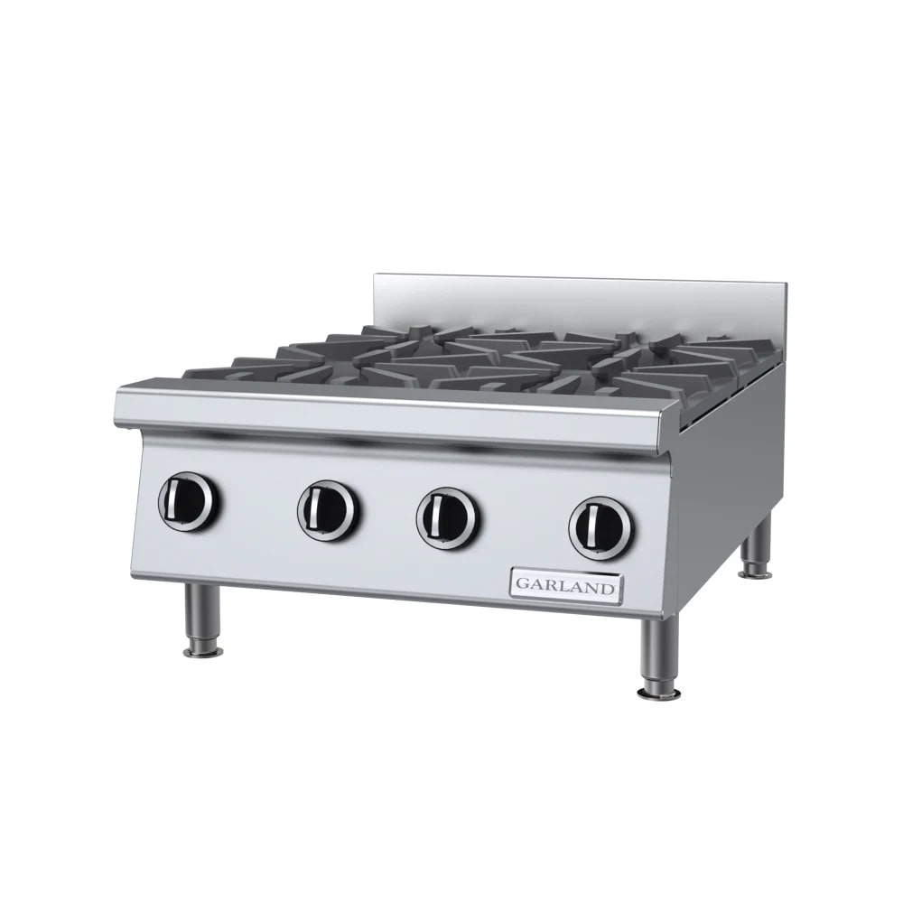 Garland GTOG24-4 24" Gas Hotplate w/ (4) Burners & Manual Controls, Liquid Propane