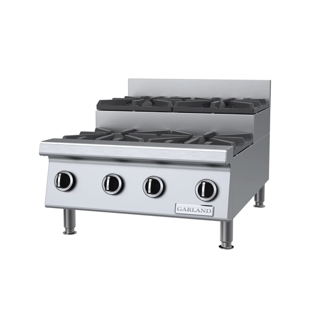 Garland GTOG24-SU4 24" Gas Hotplate w/ (4) Burners & Manual Controls, Liquid Propane