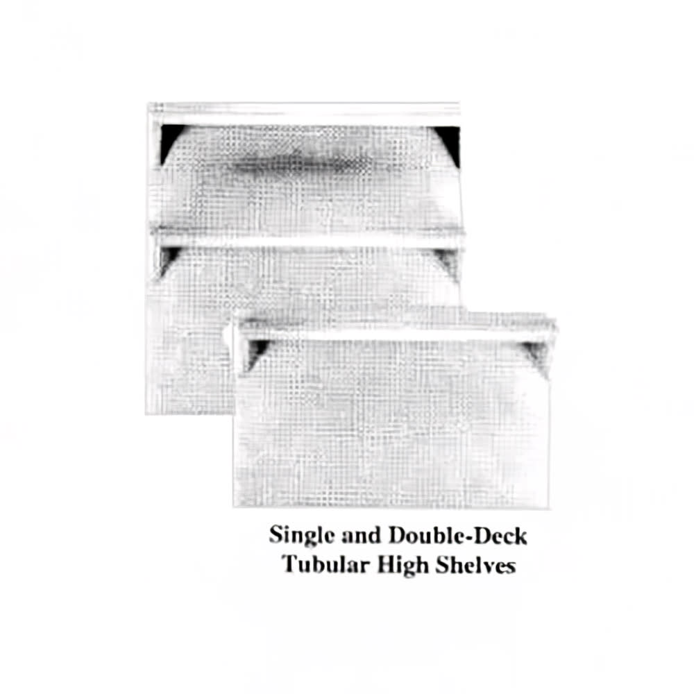 Garland M41DD Master Series Double Deck High Shelf, 34 1/2"H x 41"W, Stainless