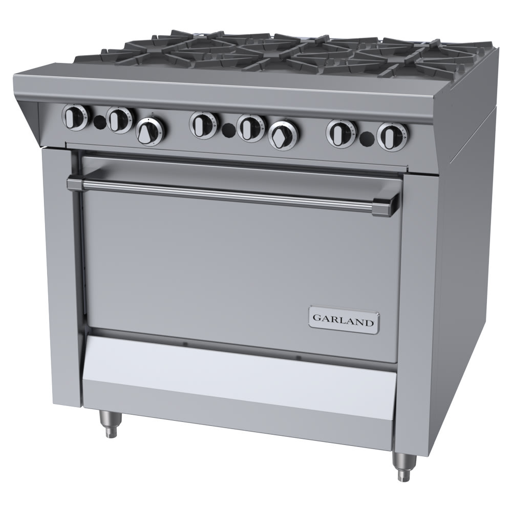 Garland M43R 34" 6 Burner Gas Range w/ Standard Oven, Natural Gas