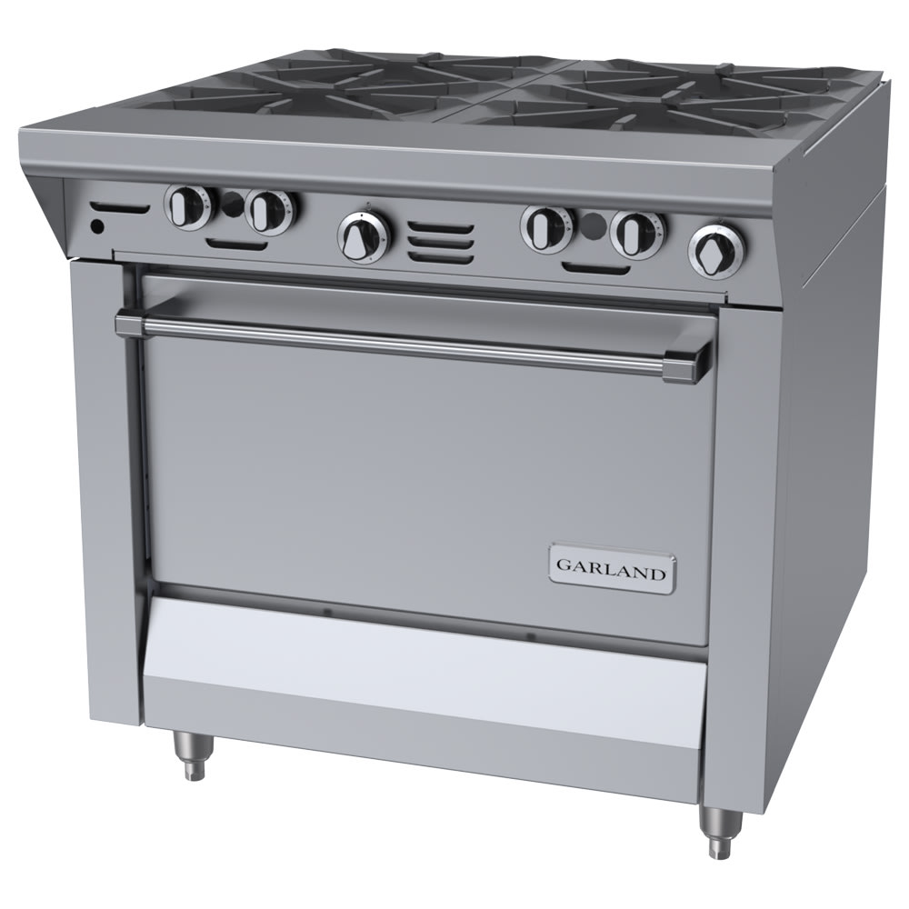 Garland M44R 34" 4 Burner Gas Range w/ Standard Oven, Natural Gas