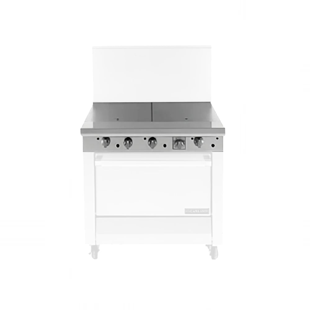 Garland M46T 34" Gas Range Top w/ (2) Hot Tops - Modular, Liquid Propane