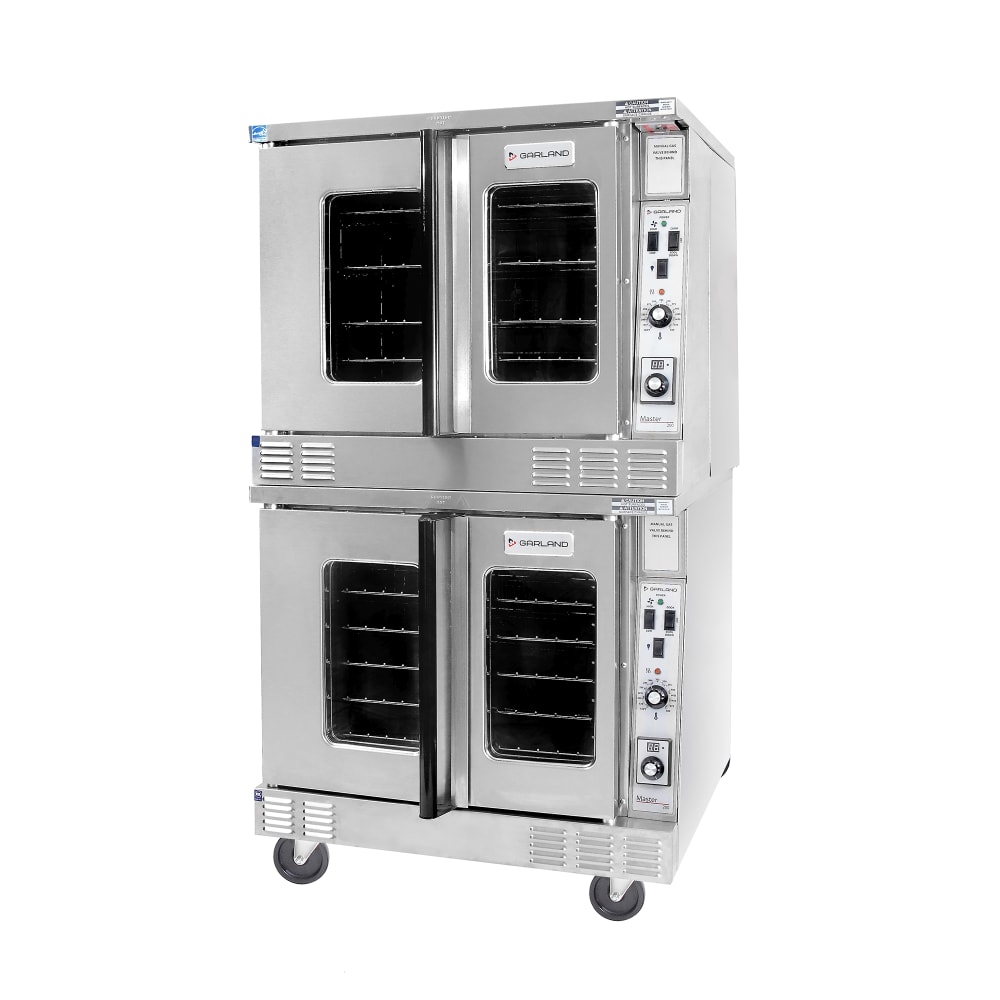 Garland MCO-GS-20-S Master Double Full Size Liquid Propane Gas Convection Oven - 120,000 BTU