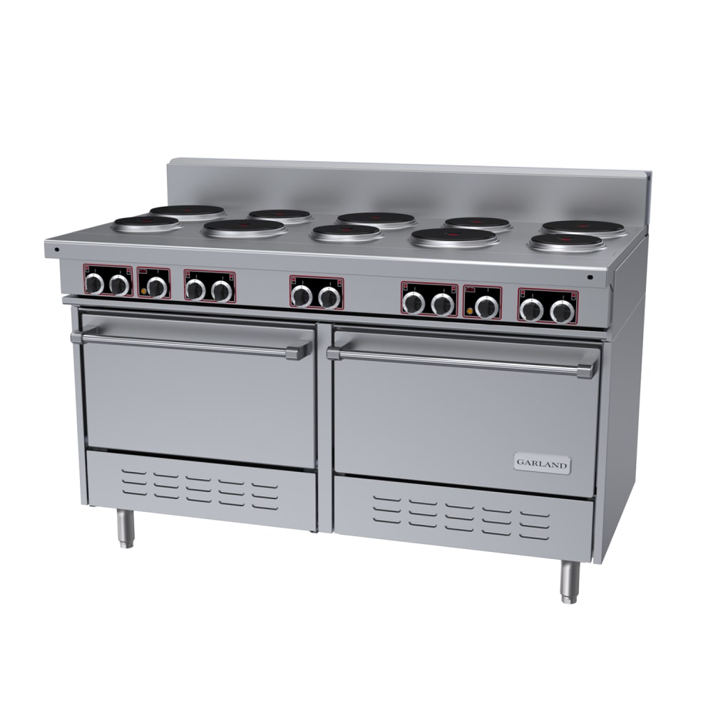 Garland SS684 60" Sentry Series 10 Sealed Element Electric Range w/ (2) Standard Ovens, 208v/1ph