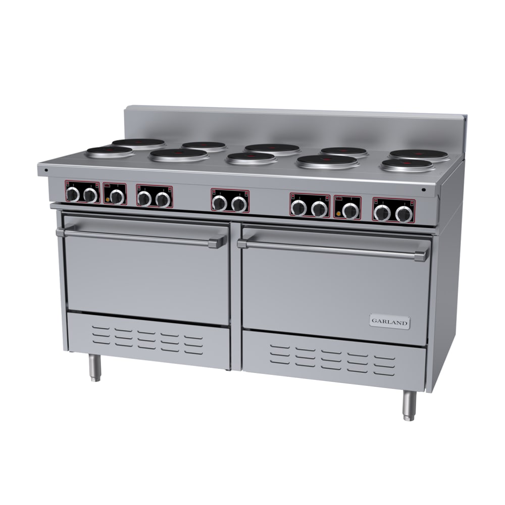 Garland SS684 60" Sentry Series 10 Sealed Element Electric Range w/ (2) Standard Ovens, 208v/3ph