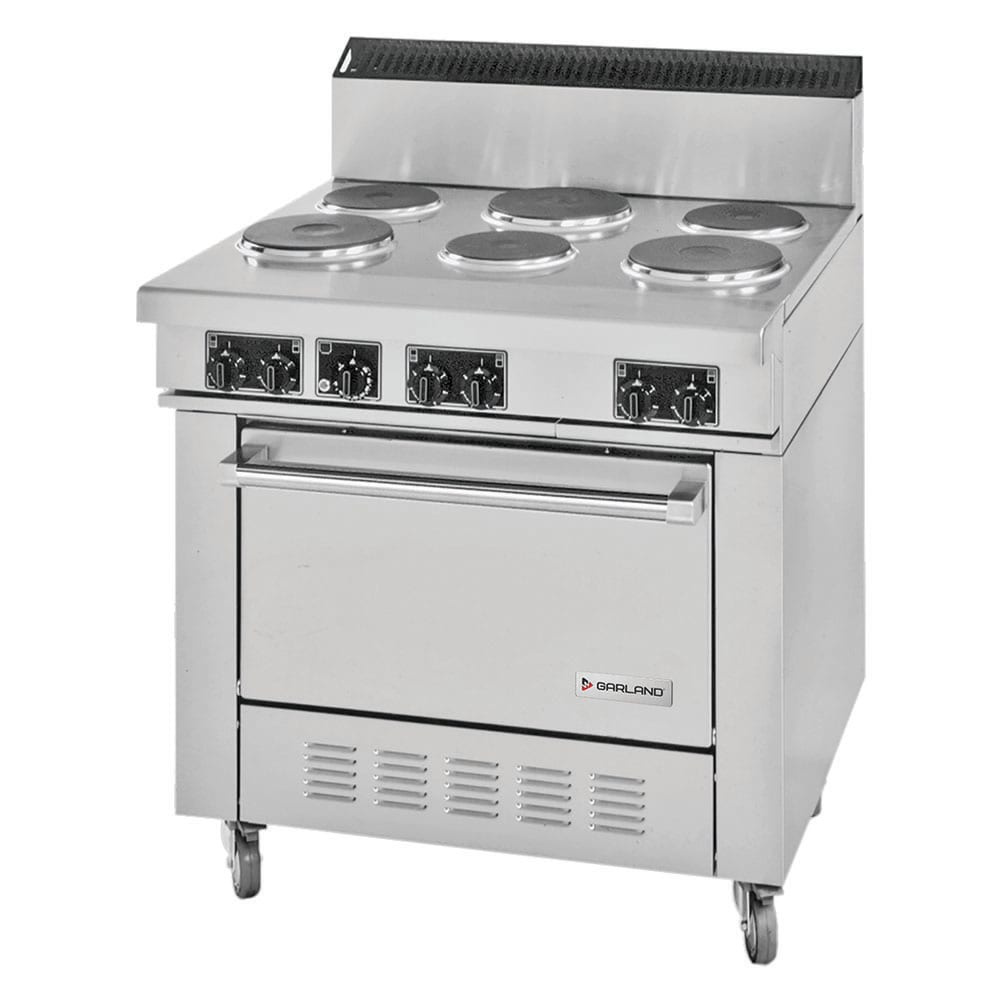 Garland SS686 36" Sentry Series 6 Sealed Element Electric Range w/ Standard Oven, 240v/1ph