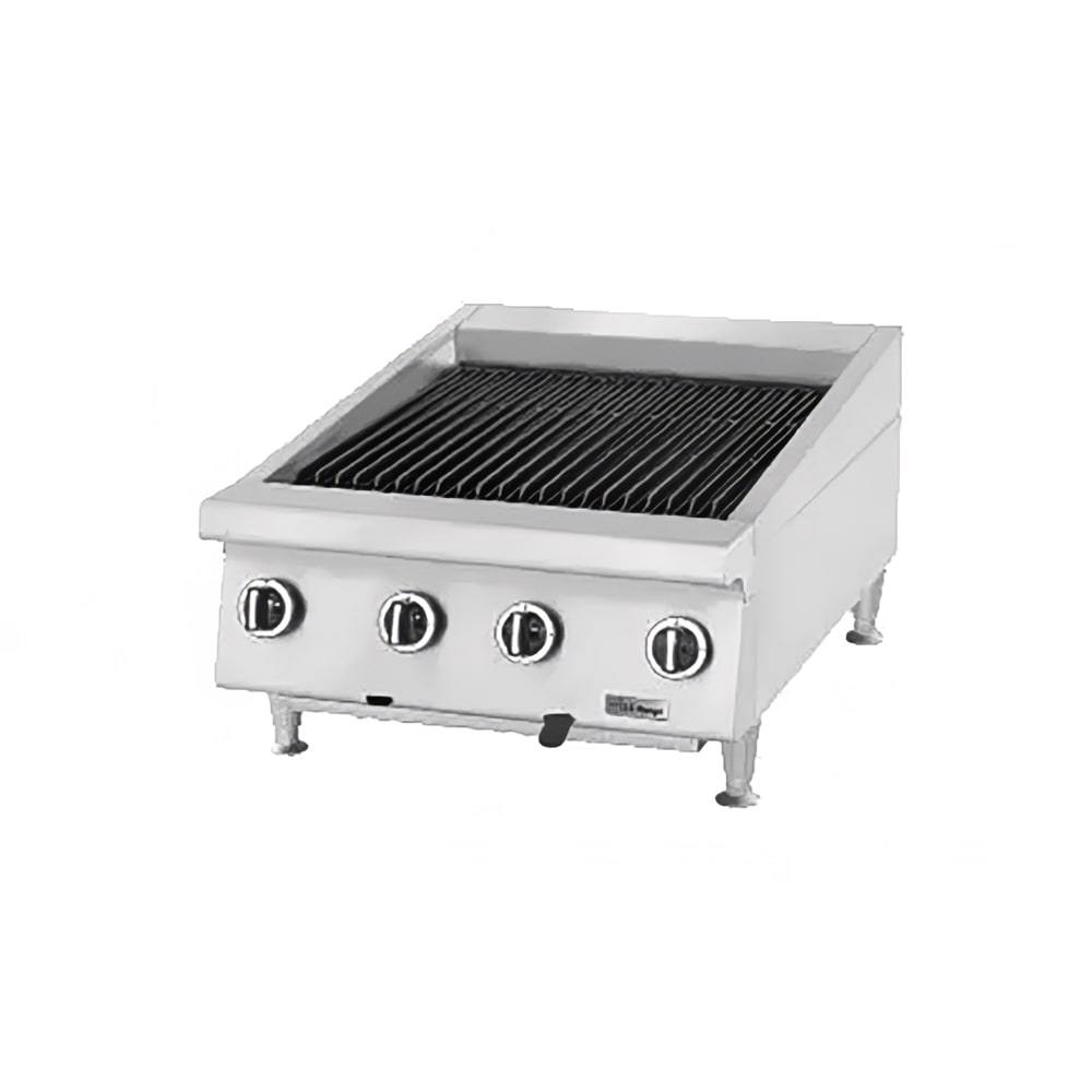 Garland UTBG24-AR24 24" Countertop Charbroiler w/ Cast Iron Grates - Manual Controls, Liquid Propane