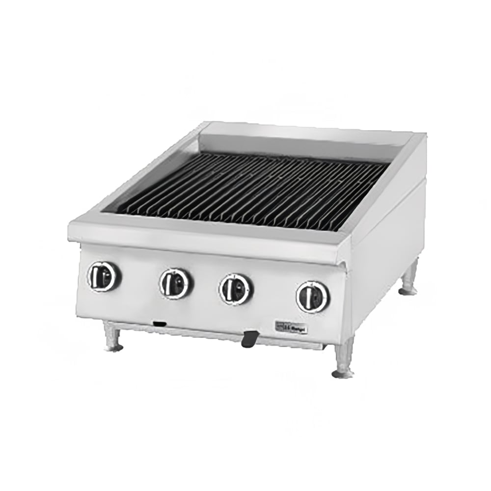 Garland UTBG36-AR36 35 1/2" Countertop Charbroiler w/ Cast Iron Grates - Manual Controls, Natural Gas