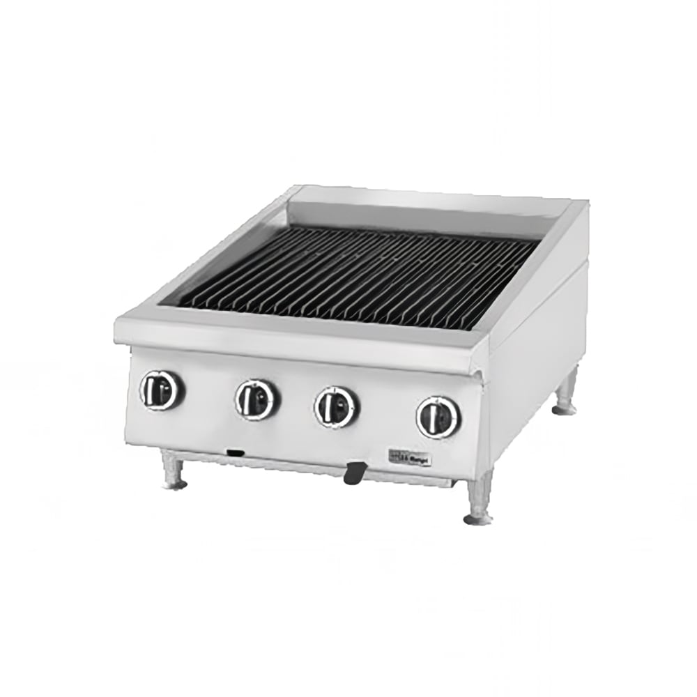 Garland UTBG36-NR36 36" Countertop Charbroiler w/ Cast Iron Grates - Manual Controls, Liquid Propane
