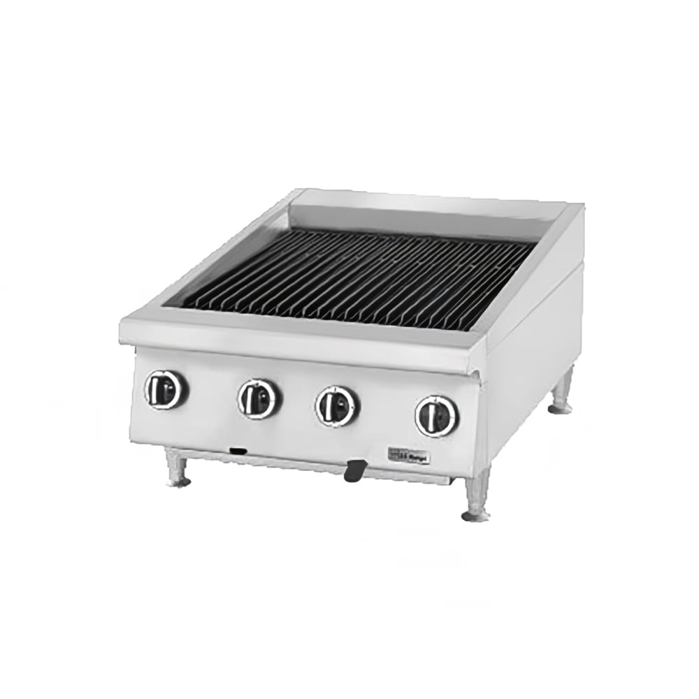 Garland UTBG36-NR36 36" Countertop Charbroiler w/ Cast Iron Grates - Manual Controls, Natural Gas
