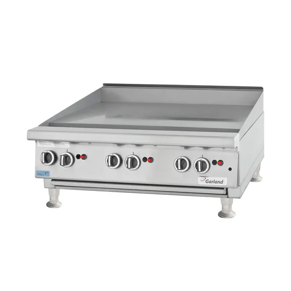 Garland UTGG48-GT48M 48" Gas Griddle w/ Thermostatic Controls - 1" Steel Plate, Natural Gas