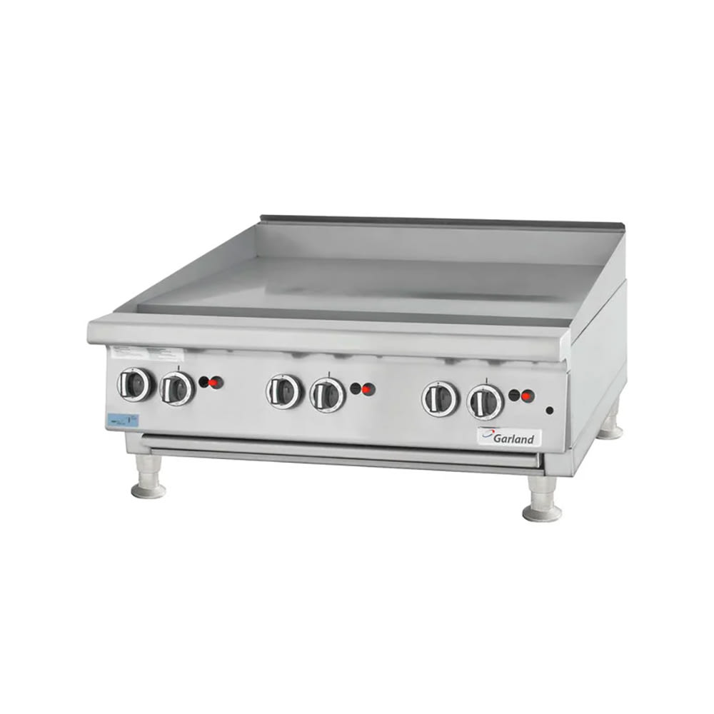 Garland UTGG60-GT60M 60" Gas Griddle w/ Thermostatic Controls - 1" Steel Plate, Natural Gas
