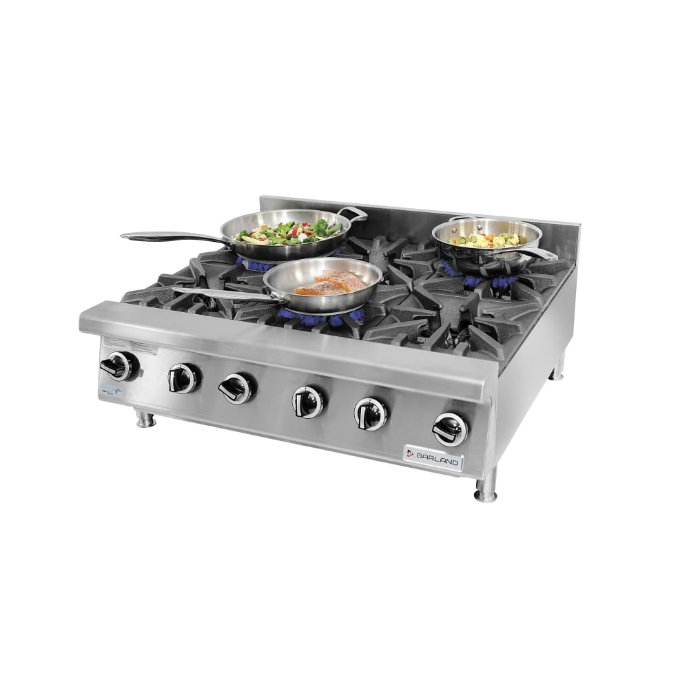 Garland UTOG12-2 12" Gas Hotplate w/ (2) Burners & Manual Controls, Liquid Propane