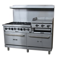 Garland X60-6R24RR 60" 6 Burner Sunfire Gas Range w/ Griddle/Broiler & (2) Standard Ovens, Natural Gas thumbnail 2
