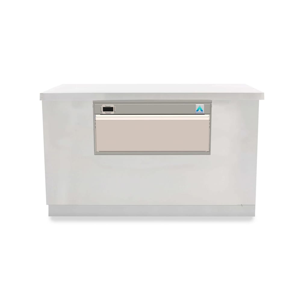 Adande VCR1CASSETTE 34 3/5" Built-In Undercounter Refrigerator/Freezer Combo w/ (1) Drawer - 120v