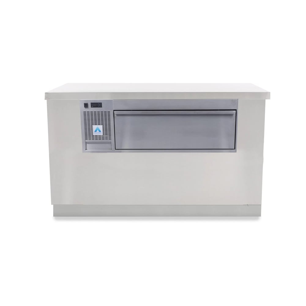 Adande VCS1CASSETTE 43 3/10" Built-In Undercounter Refrigerator/Freezer Combo w/ (1) Drawer - 120v
