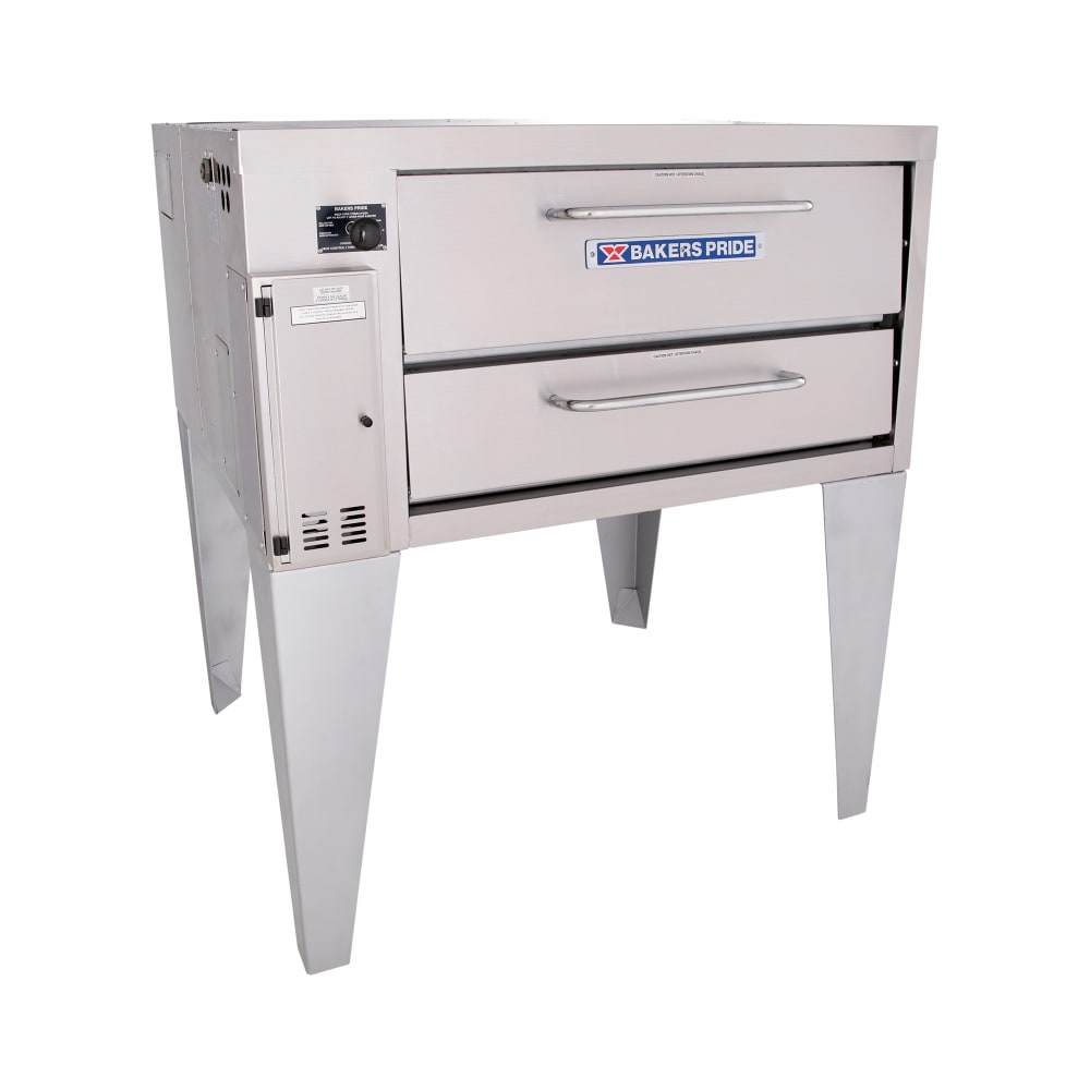 Bakers Pride 151 Super Deck Floor Model Single Pizza Deck Oven - Liquid Propane