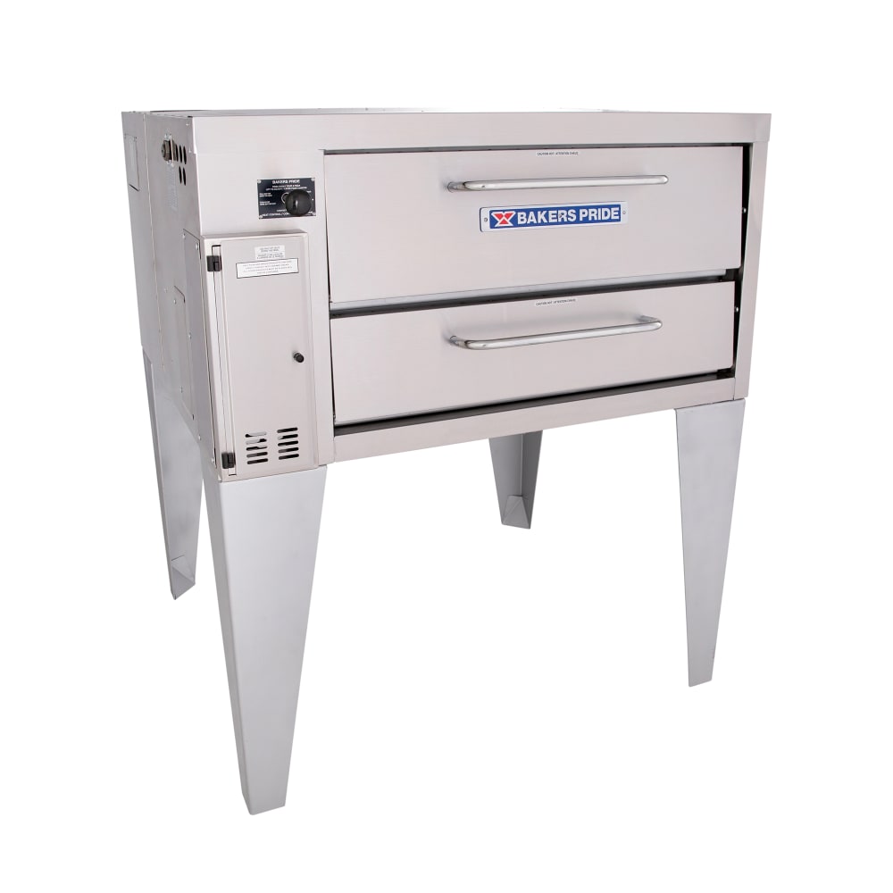 Bakers Pride 151 Super Deck Floor Model Single Pizza Deck Oven - Natural Gas