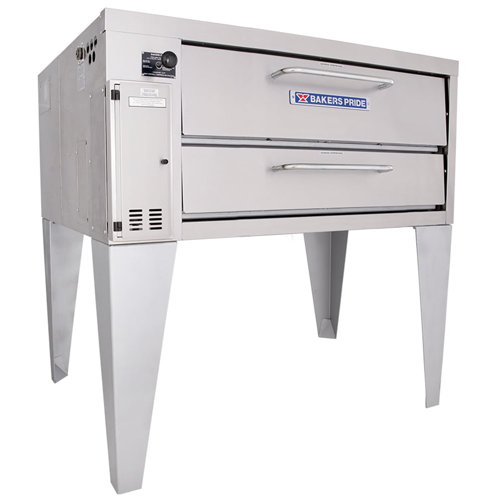 Bakers Pride 351 Super Deck Floor Model Single Pizza Deck Oven - Natural Gas