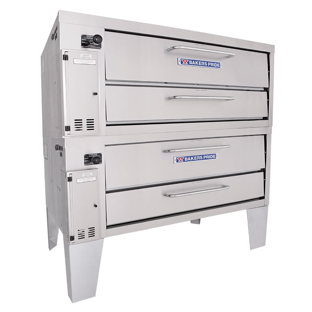Bakers Pride 452 Super Deck Floor Model Double Pizza Deck Oven - Natural Gas