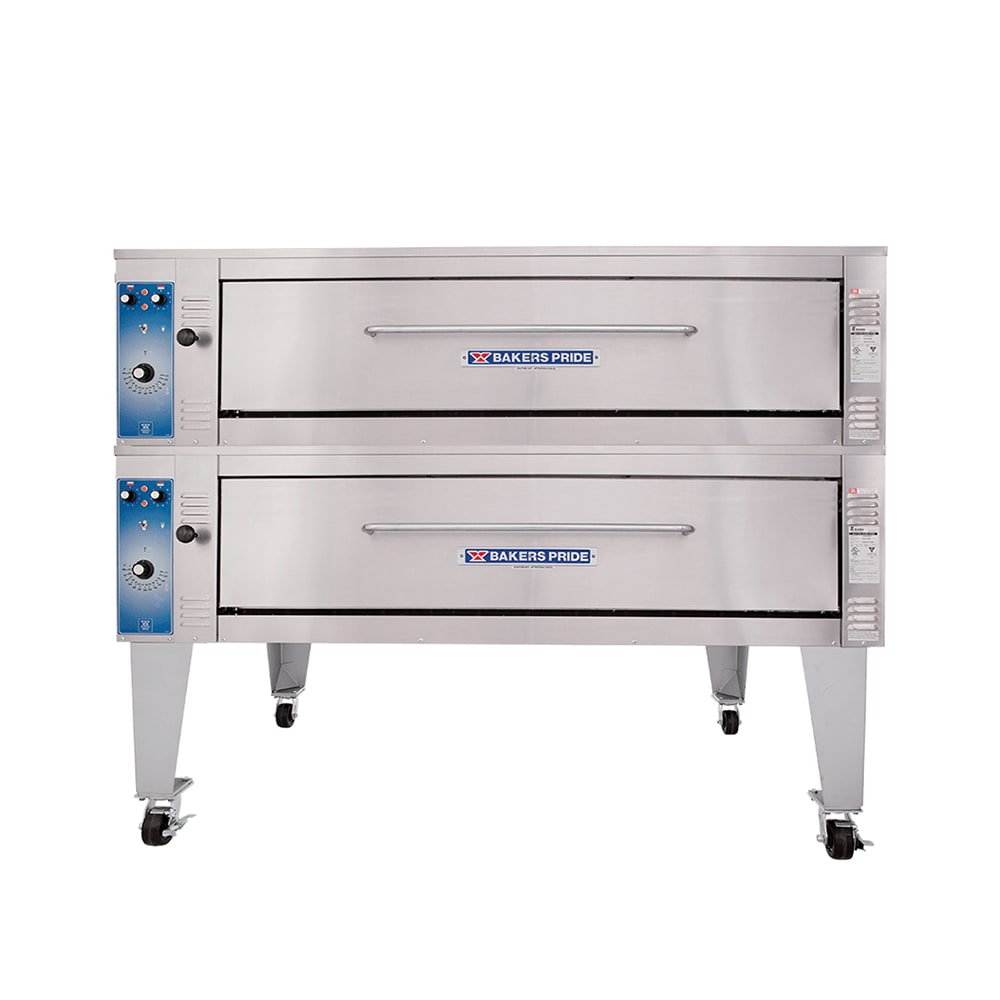Bakers Pride ER-2-12-3836 Super Deck Floor Model Double Multi-Purpose Deck Oven - 208v