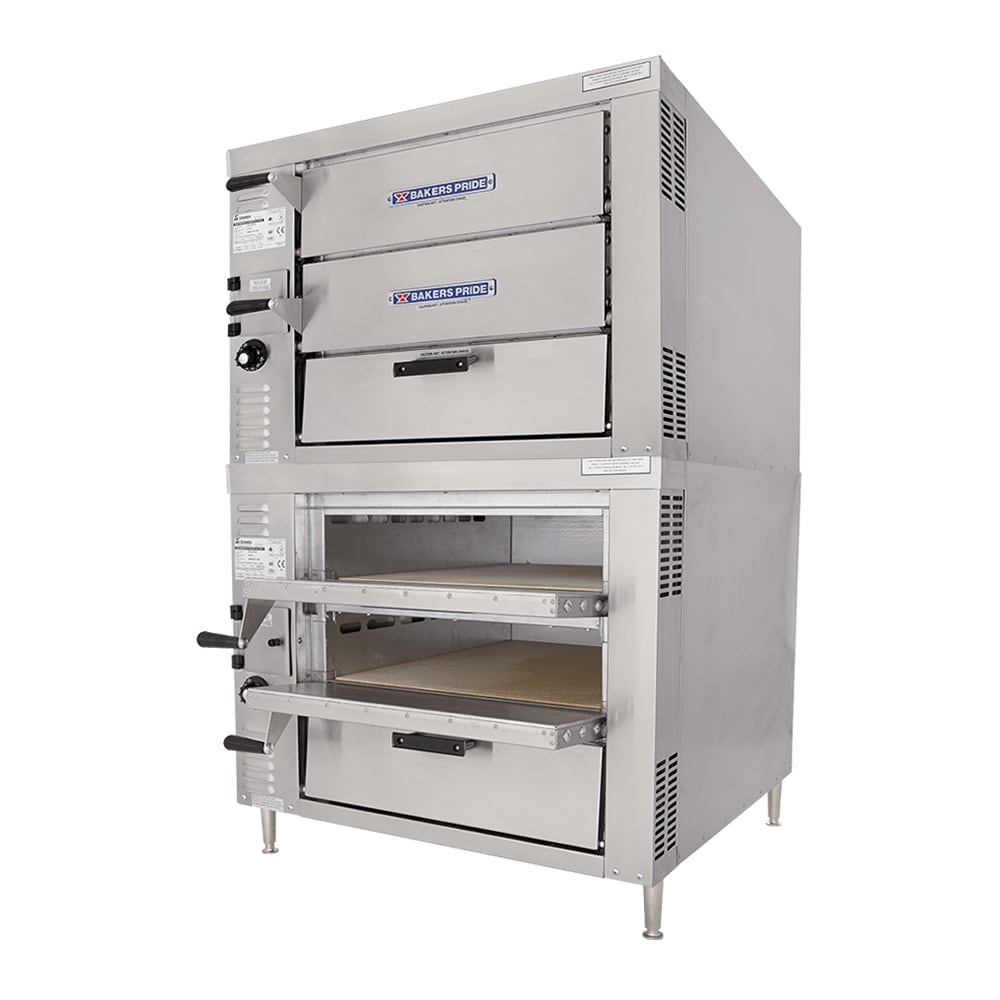 Bakers Pride GP-52 HearthBake Countertop Quadruple Multi-Purpose Deck Oven - Liquid Propane