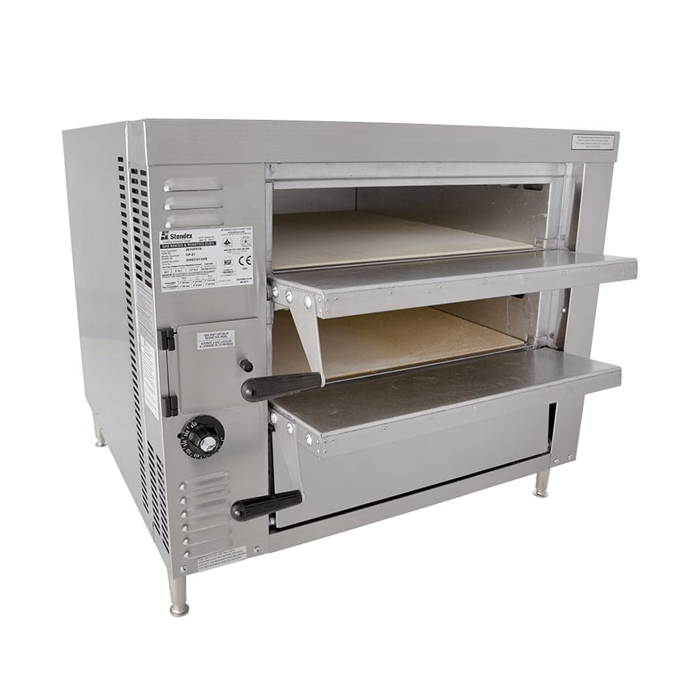 Bakers Pride GP-61HP HearthBake Countertop Double Multi-Purpose Deck Oven - Liquid Propane